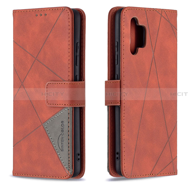 Handytasche Stand Schutzhülle Flip Leder Hülle B08F für Samsung Galaxy A32 5G groß