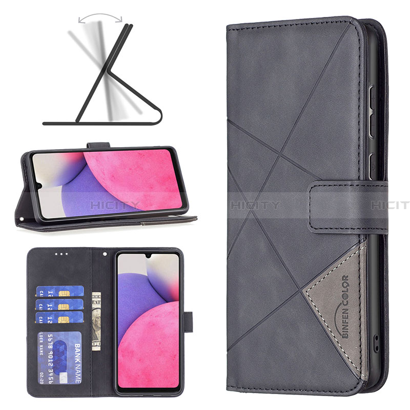 Handytasche Stand Schutzhülle Flip Leder Hülle B08F für Samsung Galaxy A33 5G