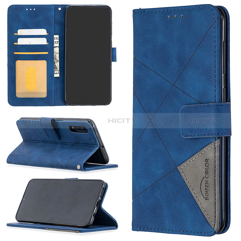 Handytasche Stand Schutzhülle Flip Leder Hülle B08F für Samsung Galaxy A50S groß