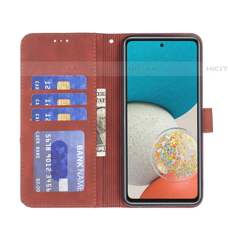 Handytasche Stand Schutzhülle Flip Leder Hülle B08F für Samsung Galaxy A53 5G groß