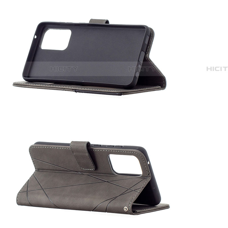 Handytasche Stand Schutzhülle Flip Leder Hülle B08F für Samsung Galaxy A72 4G groß