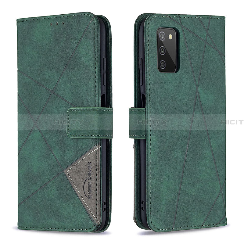 Handytasche Stand Schutzhülle Flip Leder Hülle B08F für Samsung Galaxy F02S SM-E025F groß