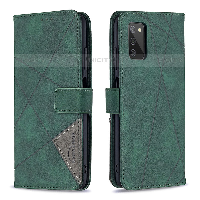 Handytasche Stand Schutzhülle Flip Leder Hülle B08F für Samsung Galaxy M02s