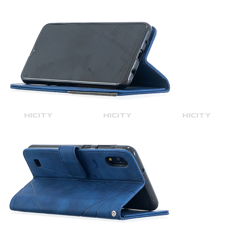 Handytasche Stand Schutzhülle Flip Leder Hülle B08F für Samsung Galaxy M10