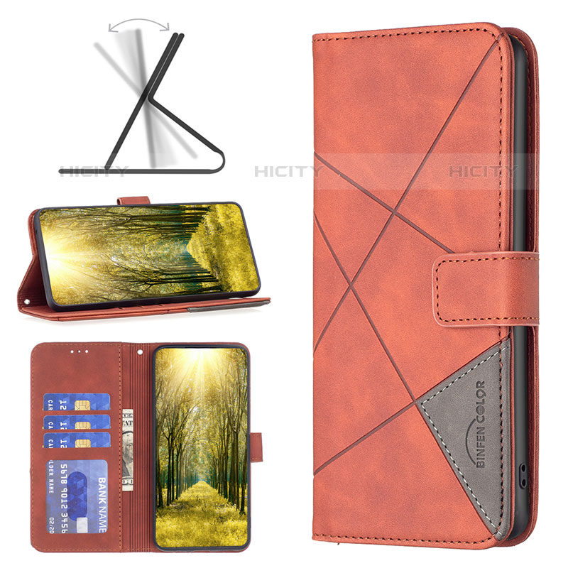 Handytasche Stand Schutzhülle Flip Leder Hülle B08F für Samsung Galaxy M23 5G