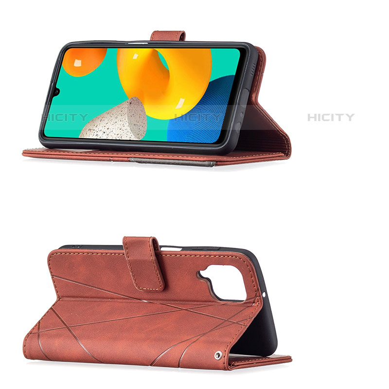 Handytasche Stand Schutzhülle Flip Leder Hülle B08F für Samsung Galaxy M32 4G