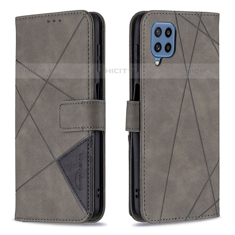 Handytasche Stand Schutzhülle Flip Leder Hülle B08F für Samsung Galaxy M32 4G