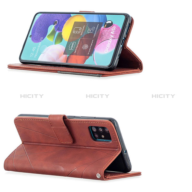 Handytasche Stand Schutzhülle Flip Leder Hülle B08F für Samsung Galaxy M40S