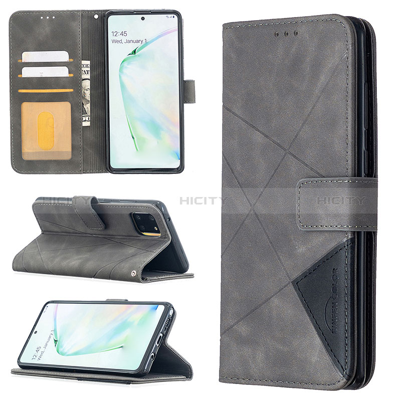 Handytasche Stand Schutzhülle Flip Leder Hülle B08F für Samsung Galaxy M60s