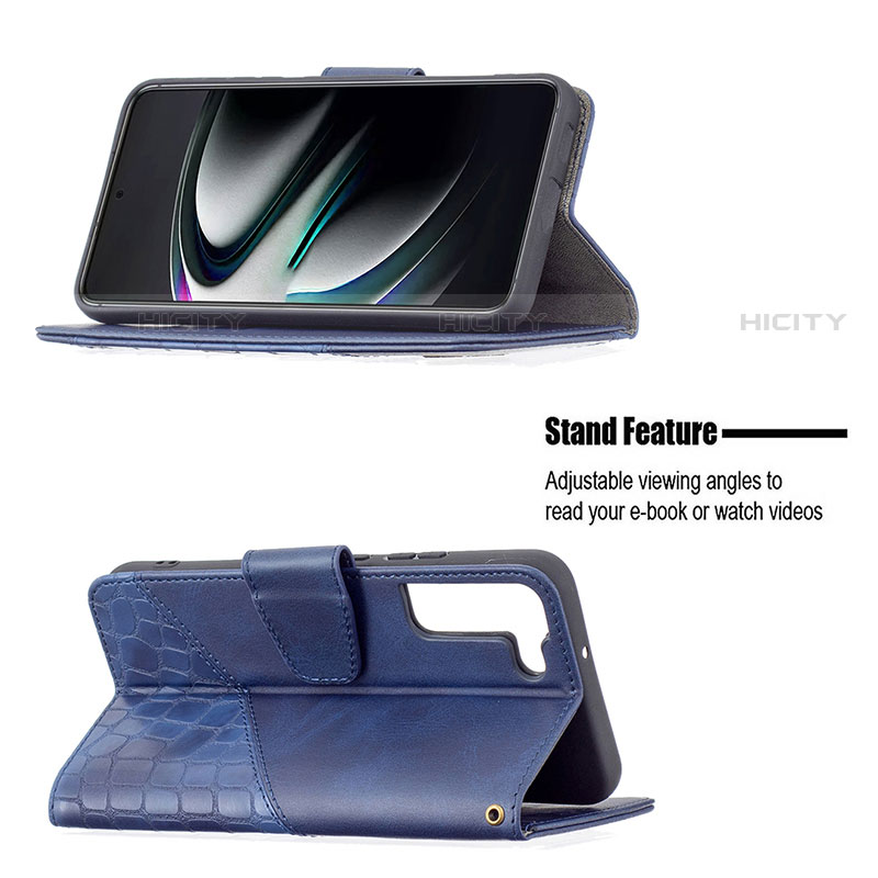 Handytasche Stand Schutzhülle Flip Leder Hülle B08F für Samsung Galaxy S21 FE 5G