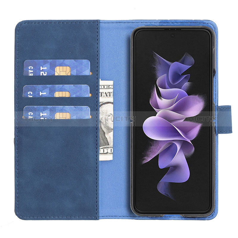 Handytasche Stand Schutzhülle Flip Leder Hülle B08F für Samsung Galaxy Z Fold3 5G