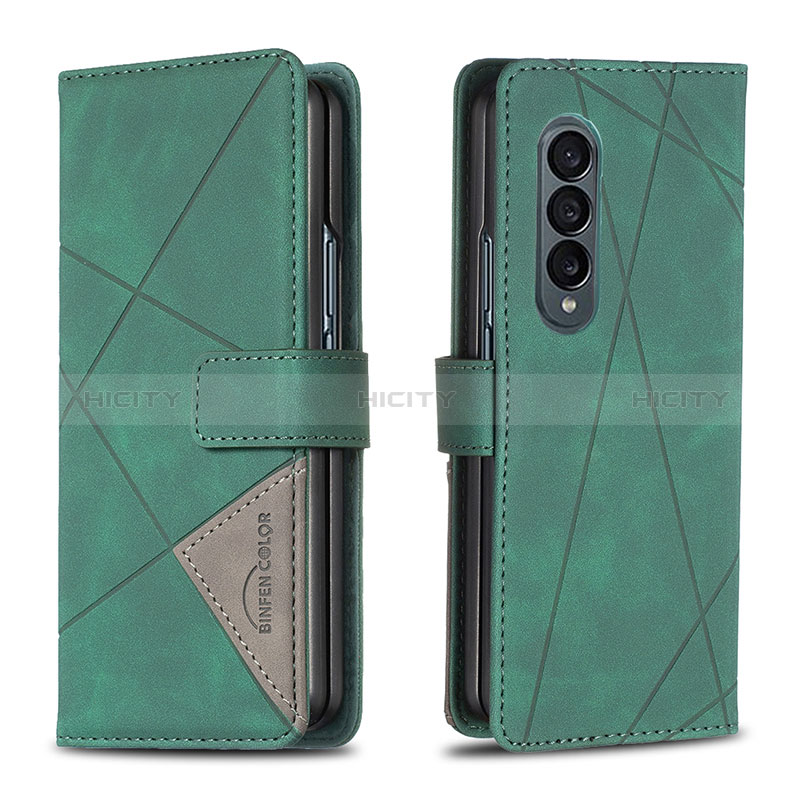 Handytasche Stand Schutzhülle Flip Leder Hülle B08F für Samsung Galaxy Z Fold3 5G