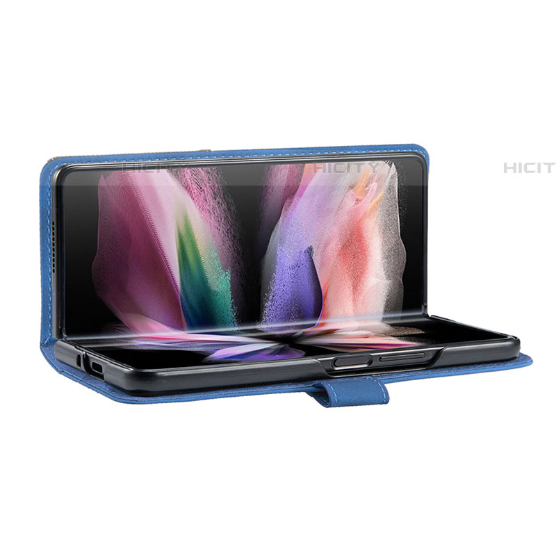 Handytasche Stand Schutzhülle Flip Leder Hülle B08F für Samsung Galaxy Z Fold4 5G