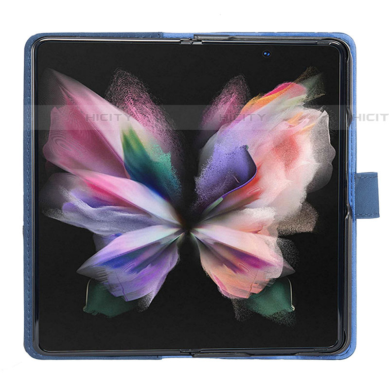 Handytasche Stand Schutzhülle Flip Leder Hülle B08F für Samsung Galaxy Z Fold4 5G