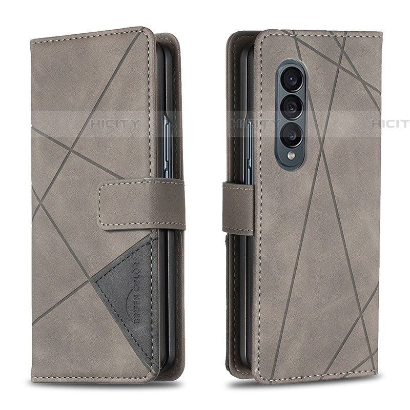 Handytasche Stand Schutzhülle Flip Leder Hülle B08F für Samsung Galaxy Z Fold4 5G