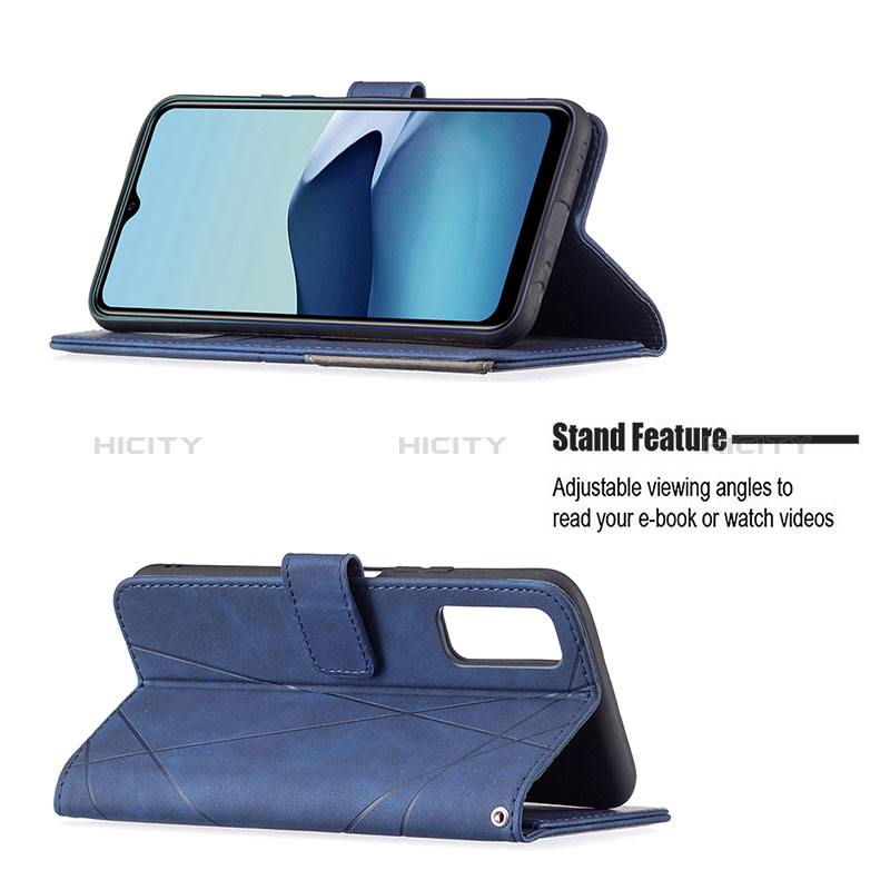 Handytasche Stand Schutzhülle Flip Leder Hülle B08F für Vivo Y11s groß