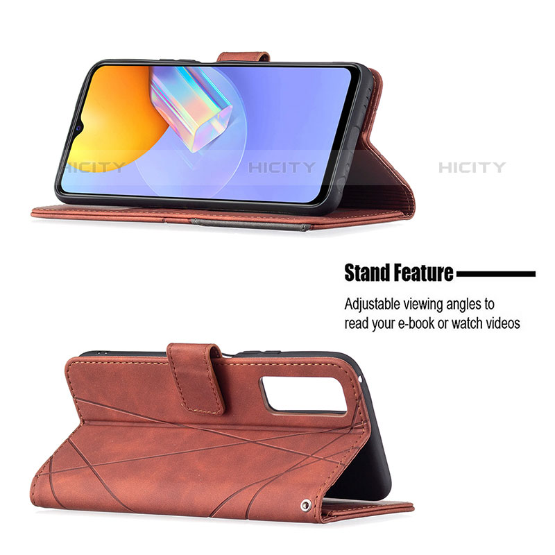 Handytasche Stand Schutzhülle Flip Leder Hülle B08F für Vivo Y51A