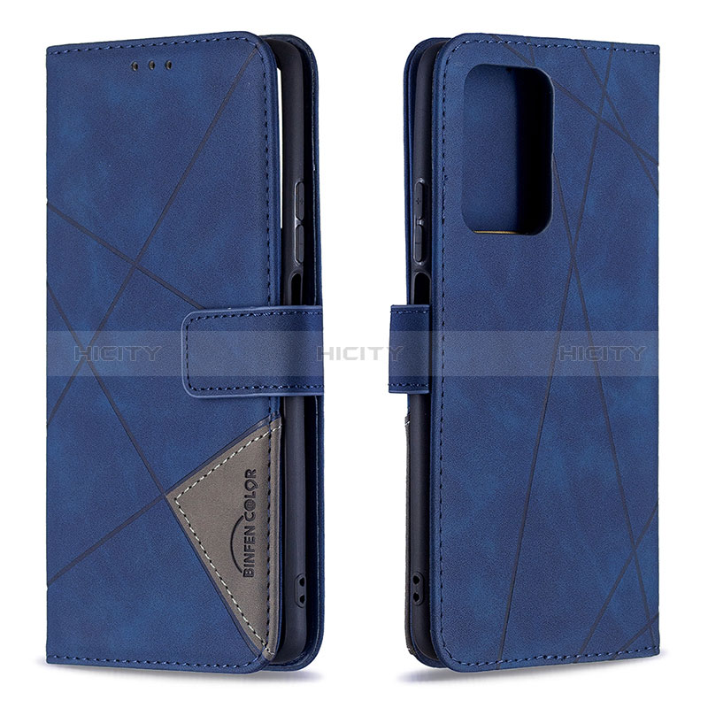 Handytasche Stand Schutzhülle Flip Leder Hülle B08F für Xiaomi Mi 11T Pro 5G Blau