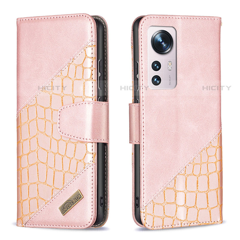 Handytasche Stand Schutzhülle Flip Leder Hülle B08F für Xiaomi Mi 12X 5G groß