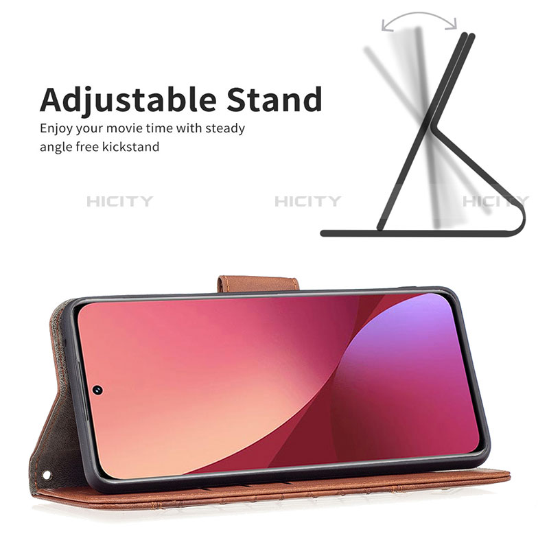 Handytasche Stand Schutzhülle Flip Leder Hülle B08F für Xiaomi Mi 12X 5G groß