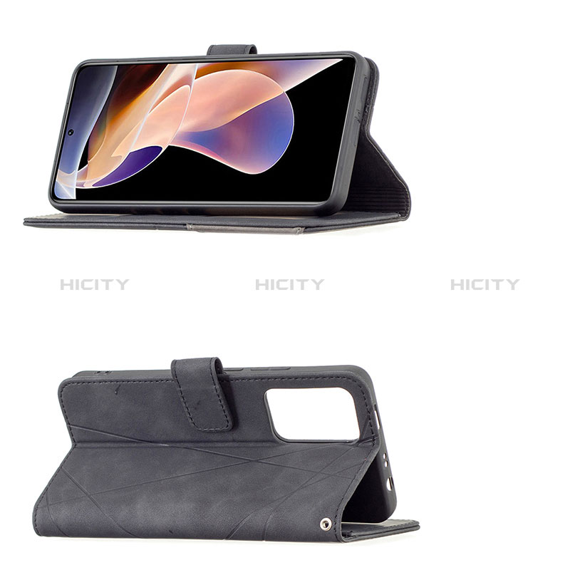 Handytasche Stand Schutzhülle Flip Leder Hülle B08F für Xiaomi Poco X4 NFC groß