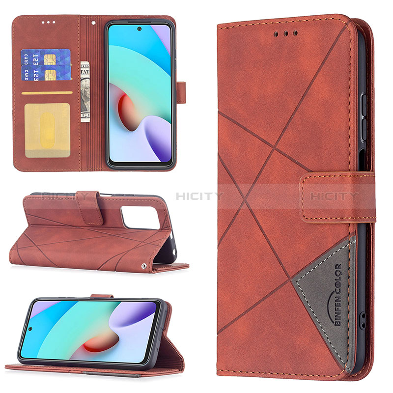 Handytasche Stand Schutzhülle Flip Leder Hülle B08F für Xiaomi Redmi 10 (2022)