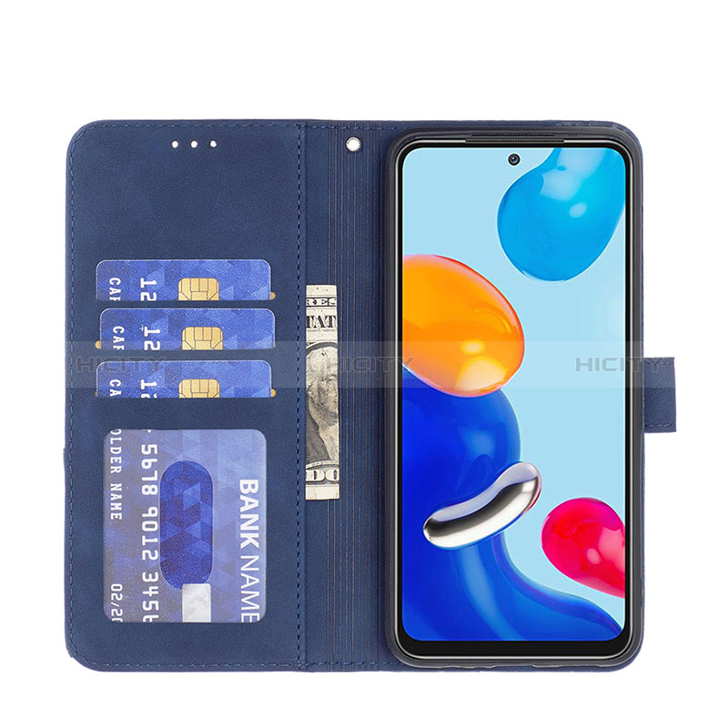 Handytasche Stand Schutzhülle Flip Leder Hülle B08F für Xiaomi Redmi Note 11 4G (2022) groß