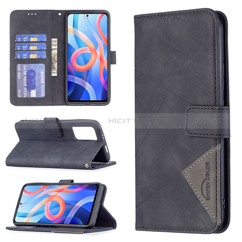 Handytasche Stand Schutzhülle Flip Leder Hülle B08F für Xiaomi Redmi Note 11 5G groß