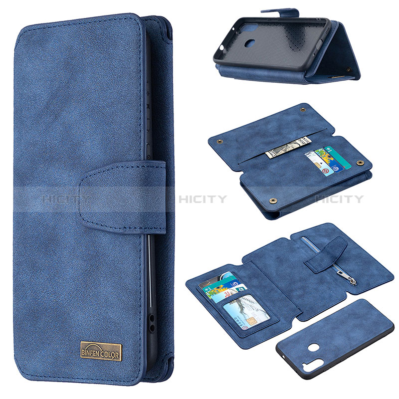 Handytasche Stand Schutzhülle Flip Leder Hülle B09F für Samsung Galaxy A11