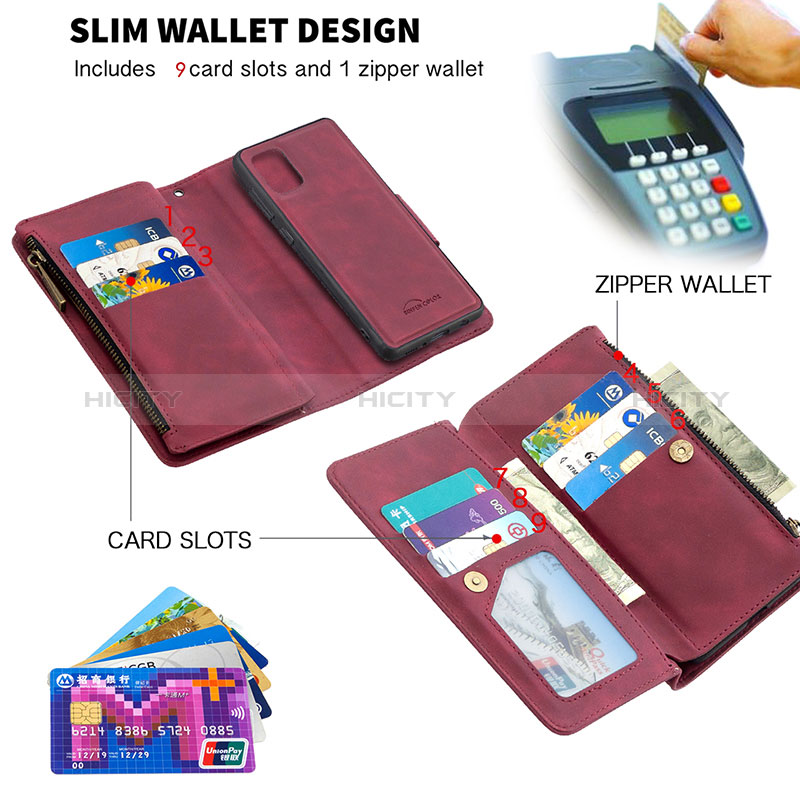 Handytasche Stand Schutzhülle Flip Leder Hülle B09F für Samsung Galaxy A31