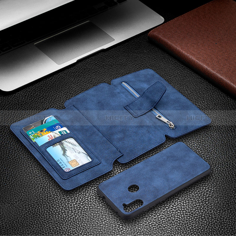 Handytasche Stand Schutzhülle Flip Leder Hülle B09F für Samsung Galaxy M11 groß