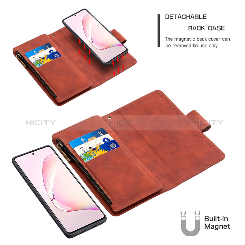 Handytasche Stand Schutzhülle Flip Leder Hülle B09F für Samsung Galaxy M60s