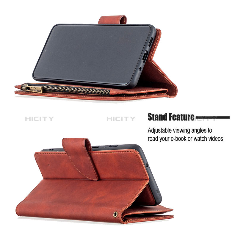 Handytasche Stand Schutzhülle Flip Leder Hülle B09F für Samsung Galaxy S20 Plus groß