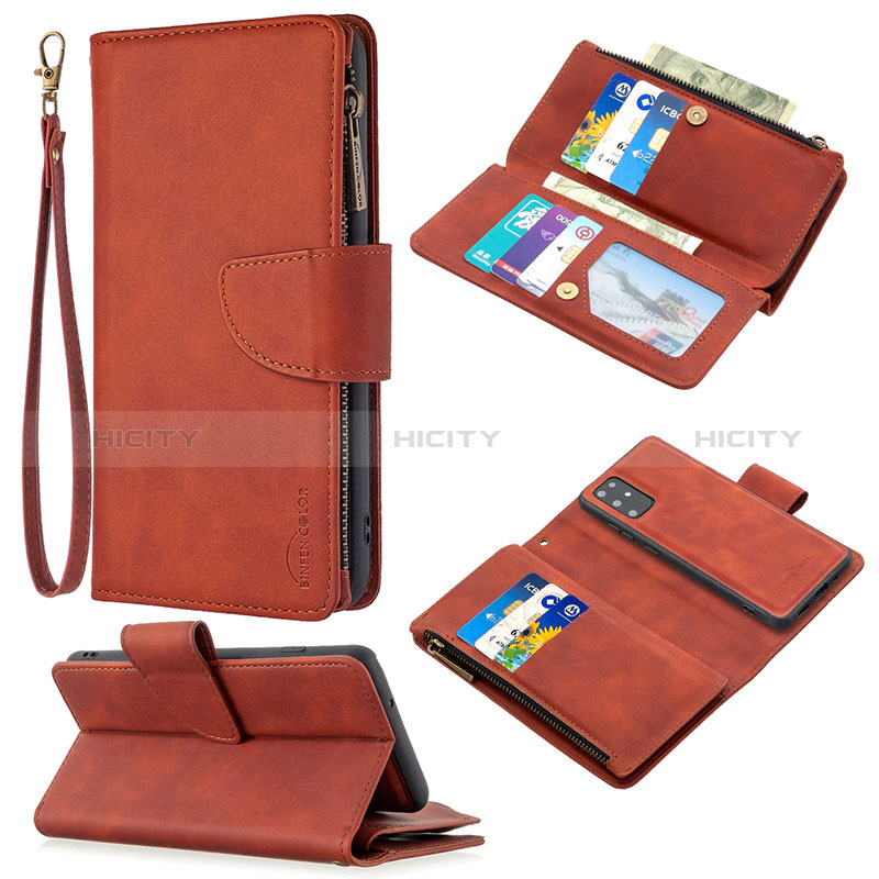 Handytasche Stand Schutzhülle Flip Leder Hülle B09F für Samsung Galaxy S20 Plus groß