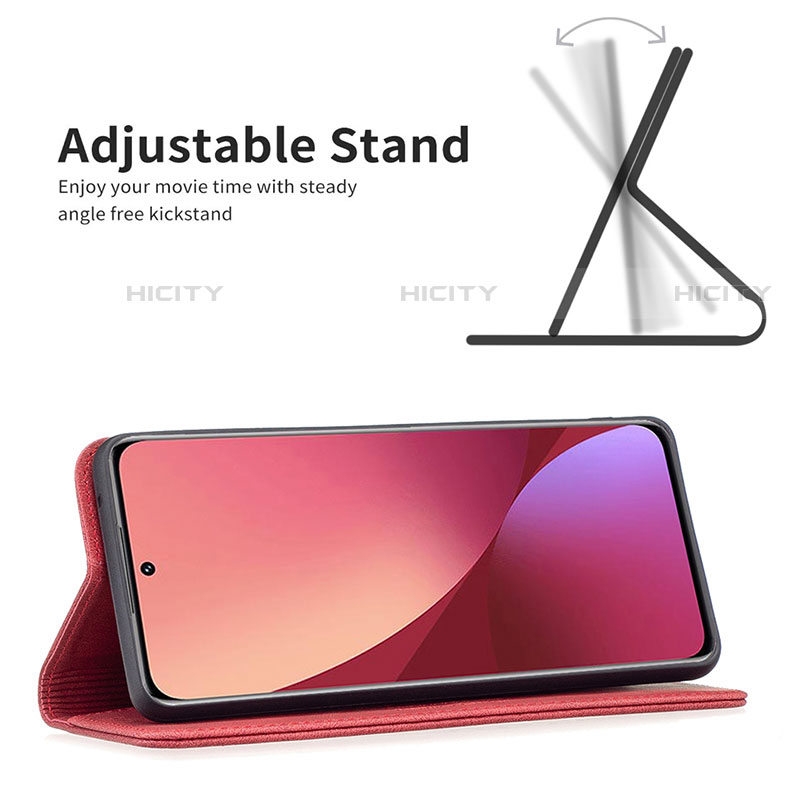 Handytasche Stand Schutzhülle Flip Leder Hülle B09F für Xiaomi Mi 12X 5G groß