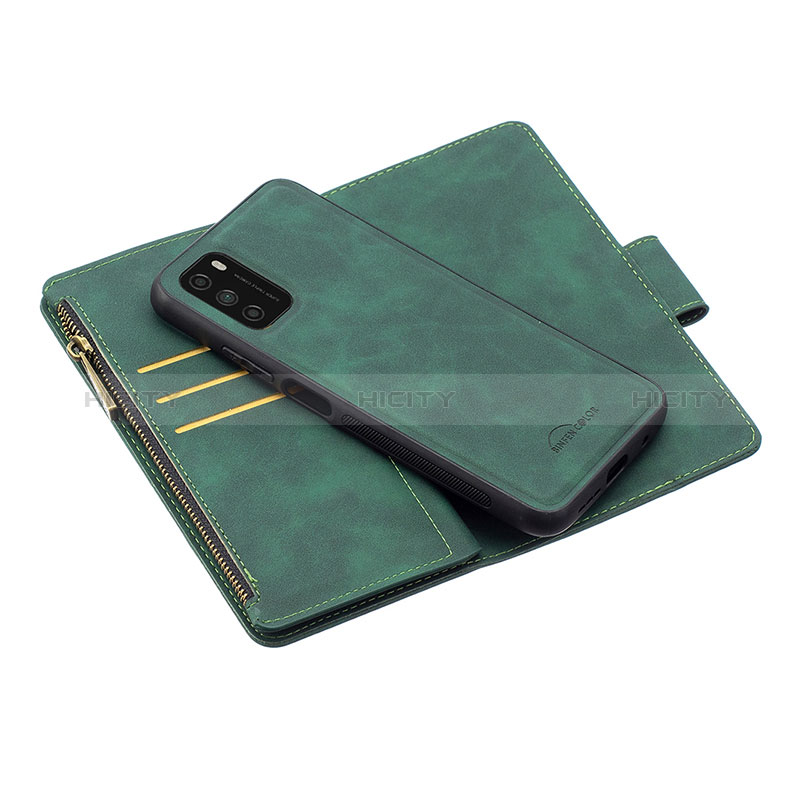 Handytasche Stand Schutzhülle Flip Leder Hülle B09F für Xiaomi Poco M3 groß