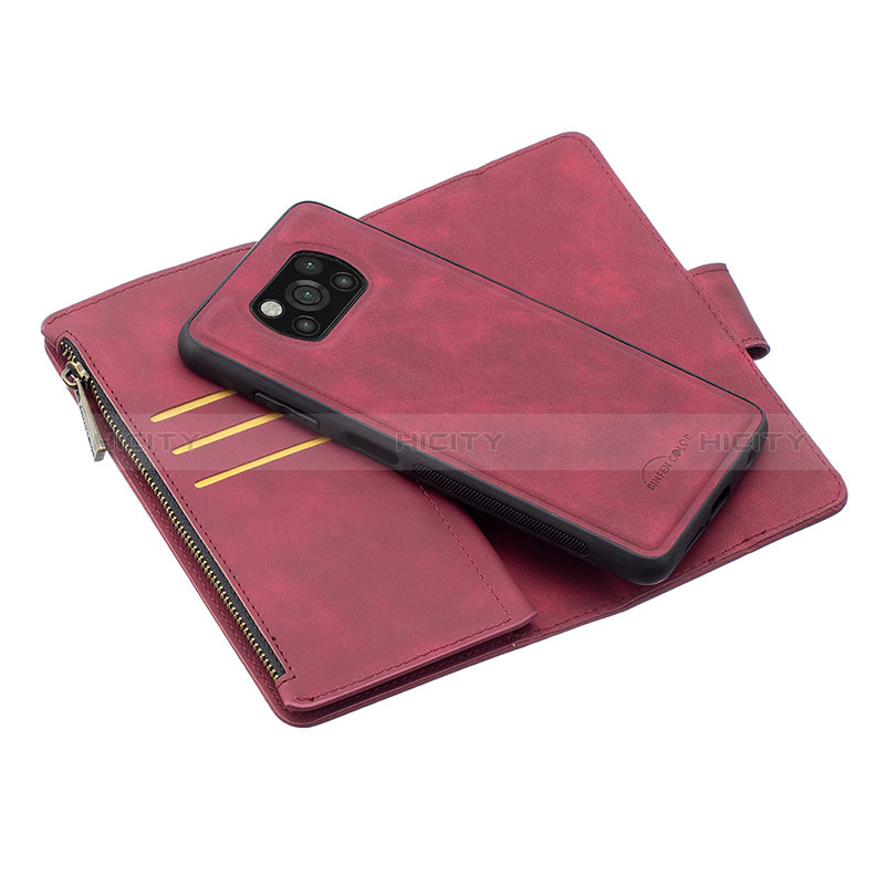 Handytasche Stand Schutzhülle Flip Leder Hülle B09F für Xiaomi Poco X3 NFC groß