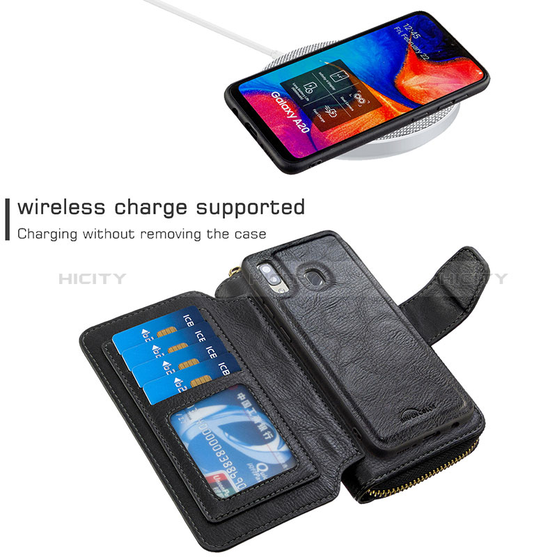 Handytasche Stand Schutzhülle Flip Leder Hülle B10F für Samsung Galaxy A30