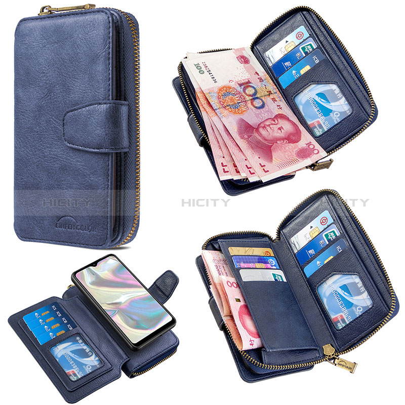 Handytasche Stand Schutzhülle Flip Leder Hülle B10F für Samsung Galaxy A70E