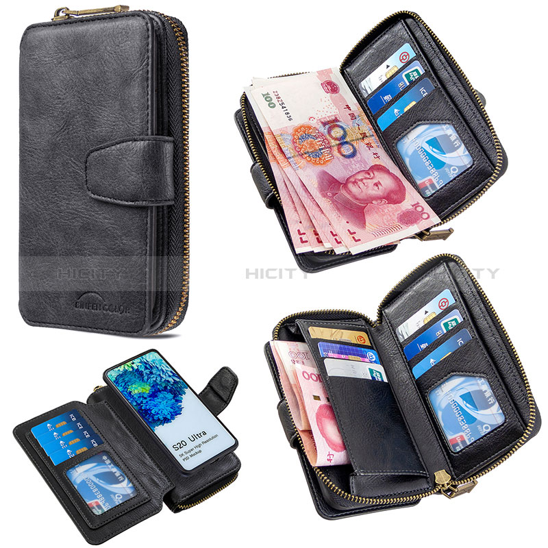 Handytasche Stand Schutzhülle Flip Leder Hülle B10F für Samsung Galaxy S20 Ultra 5G