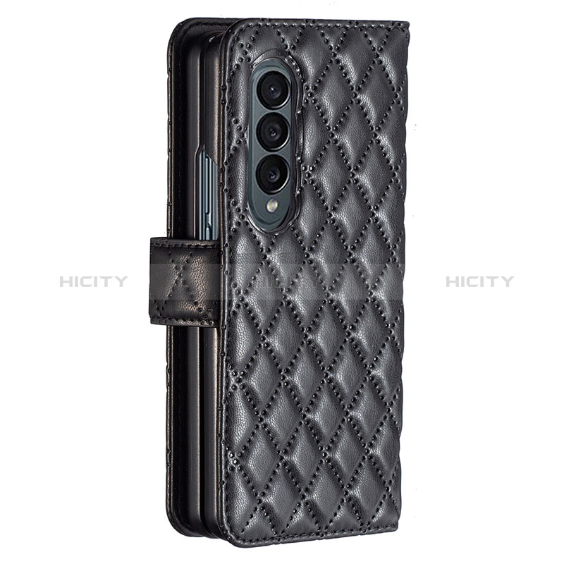 Handytasche Stand Schutzhülle Flip Leder Hülle B10F für Samsung Galaxy Z Fold3 5G