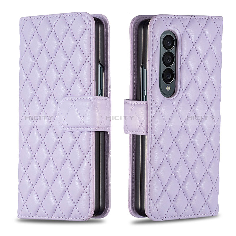 Handytasche Stand Schutzhülle Flip Leder Hülle B10F für Samsung Galaxy Z Fold3 5G