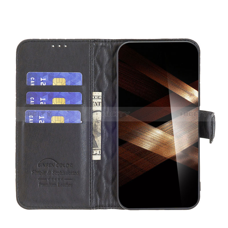 Handytasche Stand Schutzhülle Flip Leder Hülle B11F für Motorola Moto Edge 40 Neo 5G