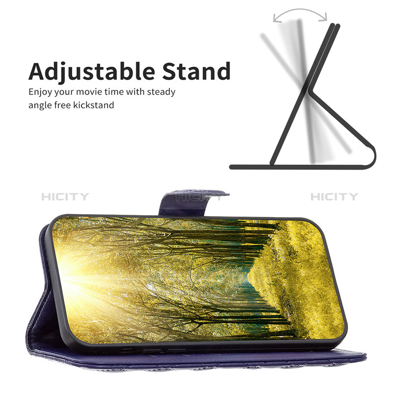 Handytasche Stand Schutzhülle Flip Leder Hülle B11F für OnePlus Nord CE 2 5G