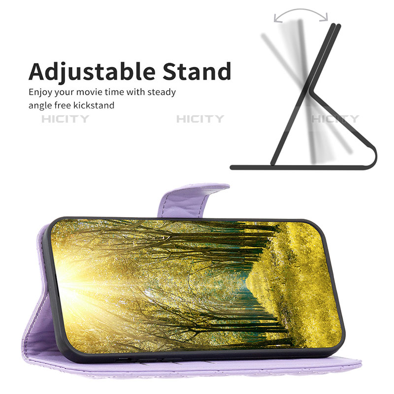 Handytasche Stand Schutzhülle Flip Leder Hülle B11F für OnePlus Nord N20 5G groß