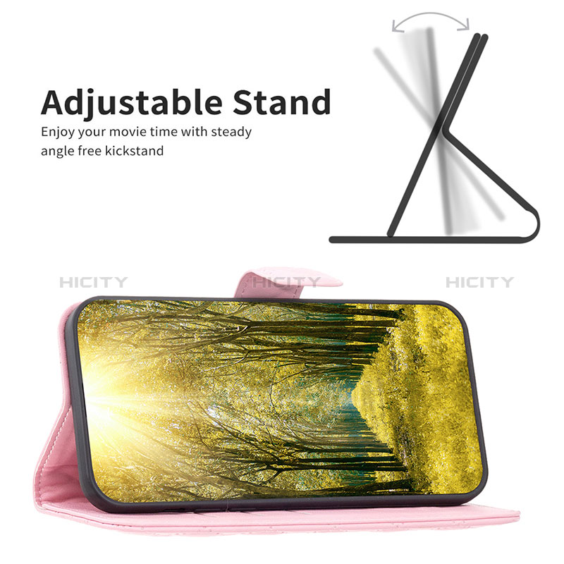 Handytasche Stand Schutzhülle Flip Leder Hülle B11F für Realme 9 4G groß