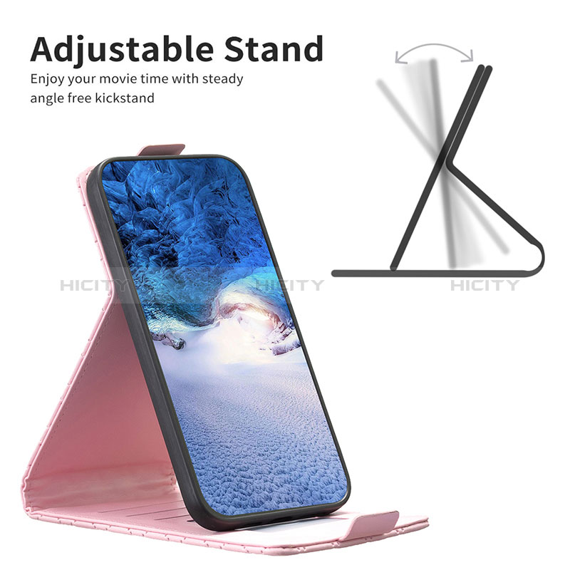 Handytasche Stand Schutzhülle Flip Leder Hülle B11F für Realme C55 groß