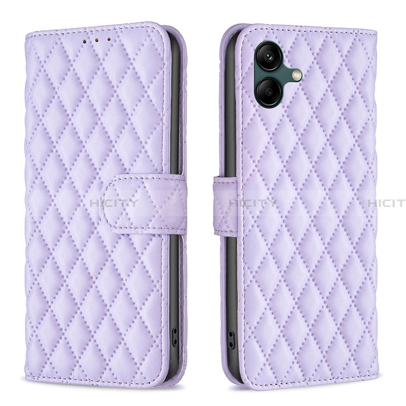 Handytasche Stand Schutzhülle Flip Leder Hülle B11F für Samsung Galaxy A04 4G Violett