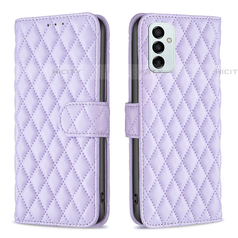 Handytasche Stand Schutzhülle Flip Leder Hülle B11F für Samsung Galaxy F23 5G Violett