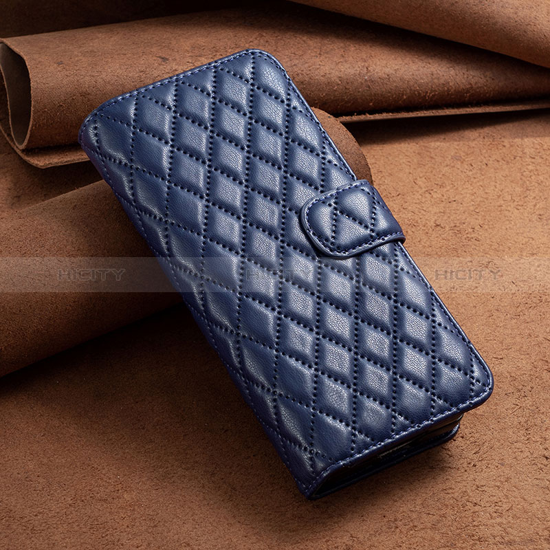 Handytasche Stand Schutzhülle Flip Leder Hülle B11F für Samsung Galaxy Z Fold3 5G Blau Plus